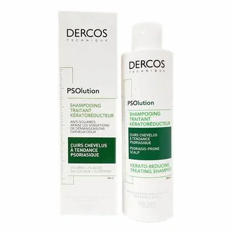 Vichy Dercos Psolution Shampooing Traitant Kératoréducteur 200ml