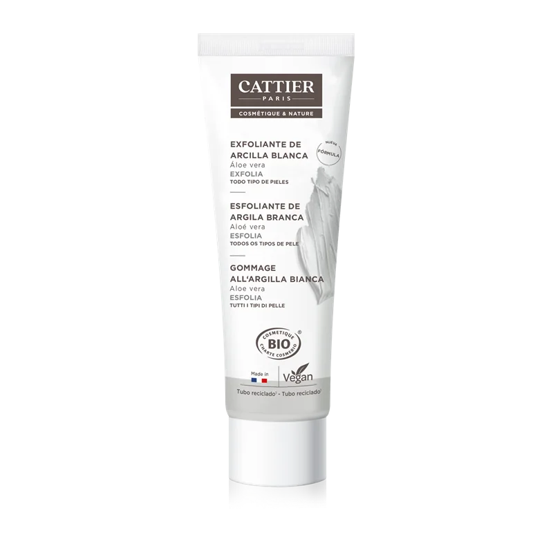 Exfoliant Visage Argile Blanche 100 ml — Cattier