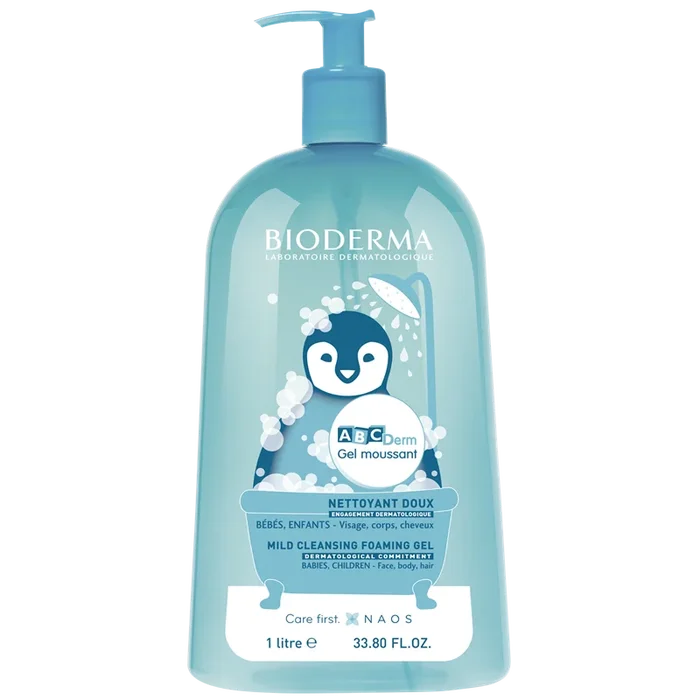 Bioderma ABCDerm Mild Cleansing Foaming Gel 1000 ml - Gr. 1000 ml