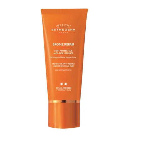 INSTITUT ESTHEDERM Bronz Repair Soin Protecteur Anti-rides Raffermissant Modéré 50 ml - Crème Solaire Visage Raffermissante