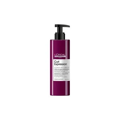 L'Oréal Professionnel, Crème-en-Gelée Coiffante Sans-Rinçage, Cheveux Ondulés / Bouclés / Frisés / Crépus, Leave-In Sans Silicone, Définit les Boucles, Thermoprotecteur, 250 ml-image