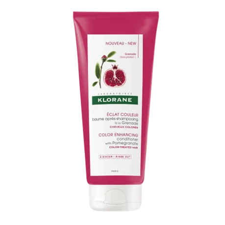 Klorane Crème Jour Grenade - Soin Quotidien Sans Rinçage pour Cheveux Colorés et Abîmés - 125ml