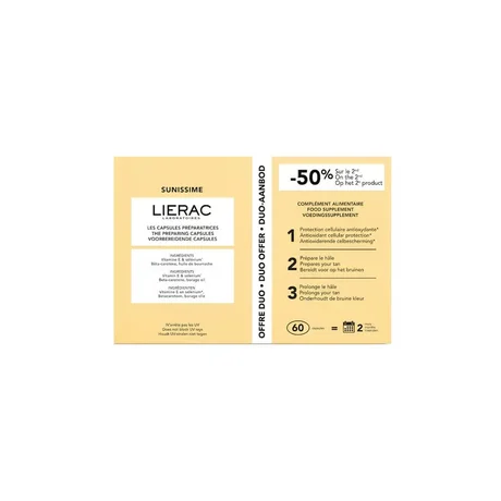 Complment alimentaire Duo capsules solaires de prparation 20 €