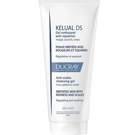 Ducray Gel Nettoyant Anti-Squames Visage Kelual DS 200ml