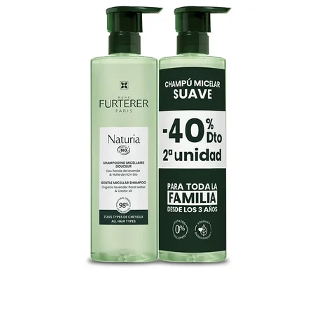 René Furterer Pack Naturia Shampooing Micelar Suave 2 x 400 ml