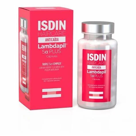 5 Alfa Plus Lambdapil Capsules Anti-Chute 60 ud — Isdin