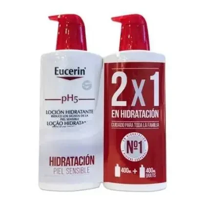 Eucerin Duo pH5 Loción Corporal 2 x 400 ml