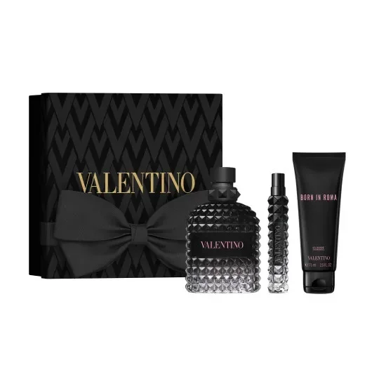 Set de Navidad Uomo Born in Roma Eau de toilette 100 ml + 75 ml + 10 ml