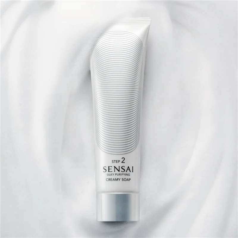Jabón Silky Purifying Creamy Soap Step 2 de Sensai 125 ml