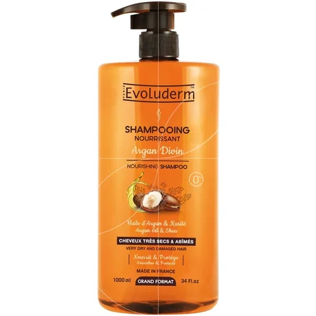 EVOLUDERM Argan Divin Nourishing Shampoo - 1L